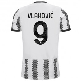 Juventus Vlahovic 9 Matchtröja Hemma 2022-2023