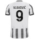 Juventus Vlahovic 9 Matchtröja Hemma 2022-2023