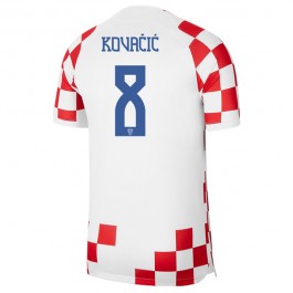 Kroatien Kovacic 8 Matchtröja Hemma VM 2022