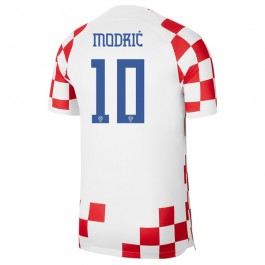 Kroatien Modrić 10 Matchtröja Hemma VM 2022