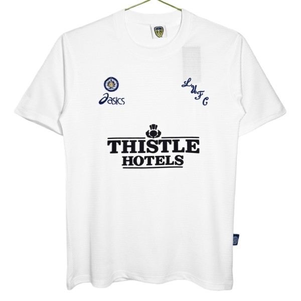 Leeds United Matchtröja Hemma Retro 1995-1996 Fotbollsställ Leeds United Matchtröja Hemma Retro 1995-1996 Fotbollsställ