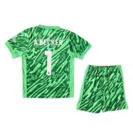 Liverpool A.Becker 1 Målvakt Matchtröja Barn Borta 2024-2025