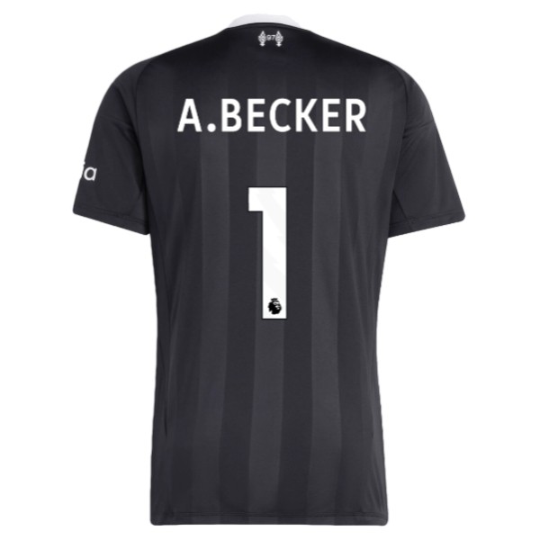 Liverpool A.Becker 1 Målvakt Matchtröja Tredje 2025-2026 Fotbollsställ Liverpool A.Becker 1 Målvakt Matchtröja Tredje 2025-2026 Fotbollsställ