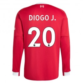 Liverpool Diogo J. 20 Matchtröja Hemma 2025-2026 Långärmad
