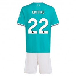 Liverpool Ekitike 22 Barn Matchtröja Tredje 2025-2026 Fotbollsställ