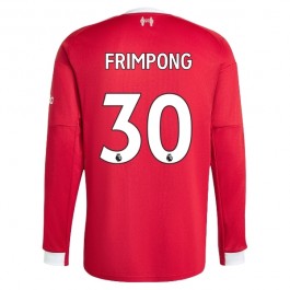 Liverpool Frimpong 30 Matchtröja Hemma 2025-2026 Långärmad
