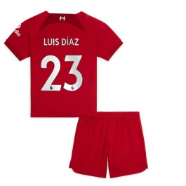 Liverpool Luis Diaz 23 Matchtröja Barn Hemma 2022-2023