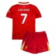 Liverpool Luis Díaz 7 Matchtröja Barn Hemma 2024-2025