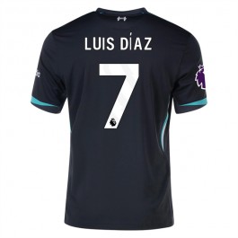 Liverpool Luis Díaz 7 Matchtröja Borta 2024-2025