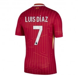 Liverpool Luis Díaz 7 Matchtröja Hemma 2024-2025