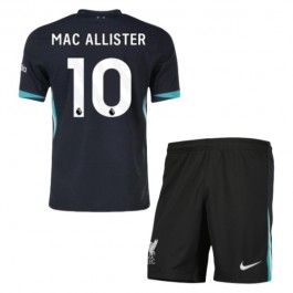 Liverpool Mac Allister 10 Matchtröja Barn Borta 2024-2025