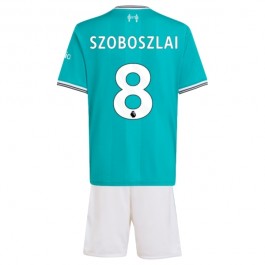 Liverpool Szoboszlai 8 Barn Matchtröja Tredje 2025-2026 Fotbollsställ
