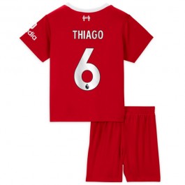 Liverpool Thiago 6 Matchtröja Barn Hemma 2023-2024