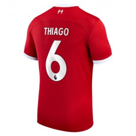 Liverpool Thiago 6 Matchtröja Hemma 2023-2024