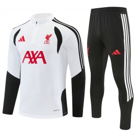 Liverpool Träningsoverall 2026-27 - 1-4 Zip Vit Liverpool Träningsoverall 2026-27 - 1-4 Zip Vit