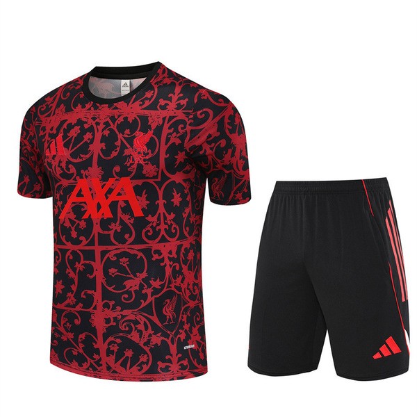Liverpool Träningsset med T-shirt 2025-26 - Shorts Röd Liverpool Träningsset med T-shirt 2025-26 - Shorts Röd