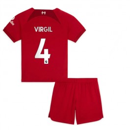 Liverpool Virgil 4 Matchtröja Barn Hemma 2022-2023