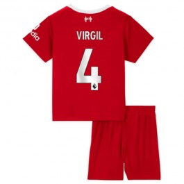 Liverpool Virgil 4 Matchtröja Barn Hemma 2023-2024