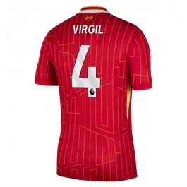 Liverpool Virgil 4 Matchtröja Hemma 2024-2025