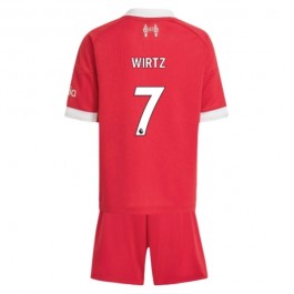 Liverpool Wirtz 7 Matchtröja Barn Hemma 2025-2026
