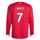 Liverpool Wirtz 7 Matchtröja Hemma 2025-2026 Långärmad
