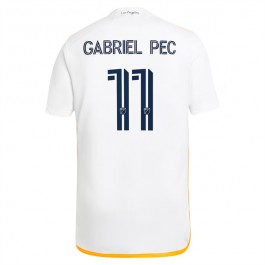Los Angeles Galaxy Gabriel Pec 11 Matchtröja Hemma 2024-2025