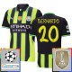 Manchester City Bernardo 20 Matchtröja Borta Champions League Patches 2024-2025 Manchester City Bernardo 20 Matchtröja Borta Champions League Patches 2024-2025
