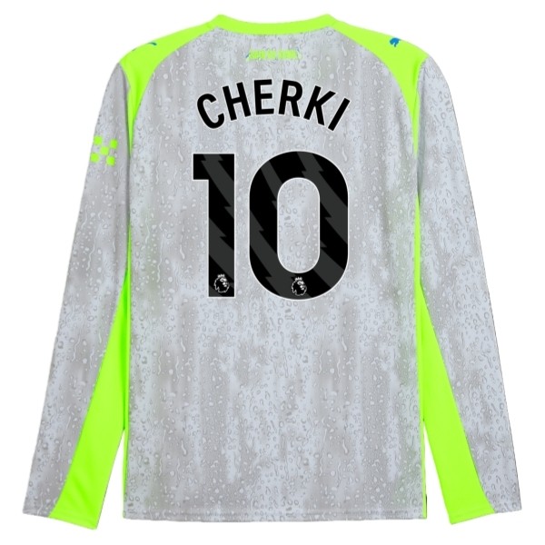 Manchester City Cherki 10 Matchtröja Tredje 2025-2026 Långärmad Fotbollsställ Manchester City Cherki 10 Matchtröja Tredje 2025-2026 Långärmad Fotbollsställ