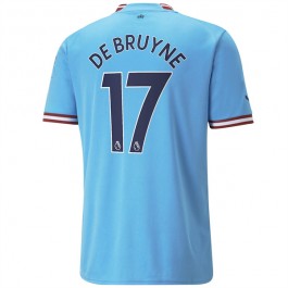 Manchester City De Bruyne 17 Matchtröja Hemma 2022-2023