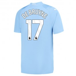 Manchester City De Bruyne 17 Matchtröja Hemma 2023-2024