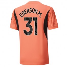 Manchester City Ederson M. 31 Målvakt Matchtröja Borta 2024-2025