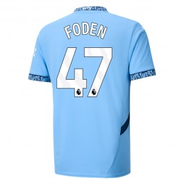 Manchester City Foden 47 Matchtröja Hemma 2024-2025