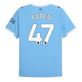 Manchester City Foden 47 Matchtröja Hemma 2025-2026 Manchester City Foden 47 Matchtröja Hemma 2025-2026