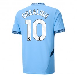 Manchester City Grealish 10 Matchtröja Hemma 2024-2025 Manchester City Grealish 10 Matchtröja Hemma 2024-2025