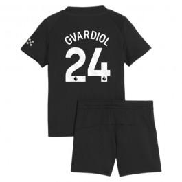 Manchester City Gvardiol 24 Matchtröja Barn Borta 2025-2026