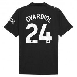 Manchester City Gvardiol 24 Matchtröja Borta 2025-2026
