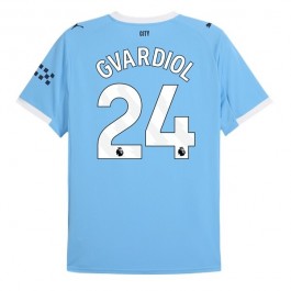 Manchester City Gvardiol 24 Matchtröja Hemma 2025-2026