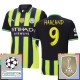 Manchester City Haaland 9 Matchtröja Borta Champions League Patches 2024-2025