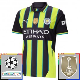 Manchester City Matchtröja Borta Champions League Patches 2024-2025
