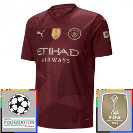 Manchester City Matchtröja Tredje Champions League Patches 2024-2025