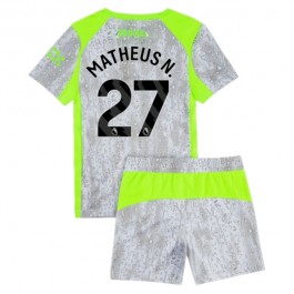 Manchester City Matheus N. 27 Matchtröja Barn Tredje 2025-2026