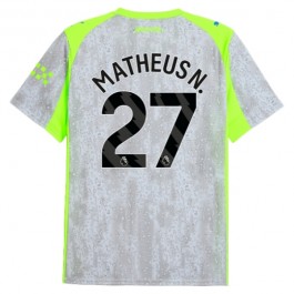 Manchester City Matheus N. 27 Matchtröja Tredje 2025-2026