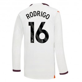 Manchester City Rodrigo 16 Matchtröja Borta 2023-2024 - Långärmad