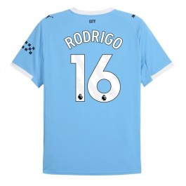 Manchester City Rodrigo 16 Matchtröja Hemma 2025-2026