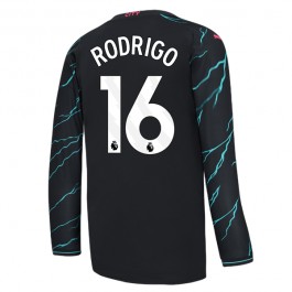 Manchester City Rodrigo 16 Matchtröja Tredje 2023-2024 - Långärmad