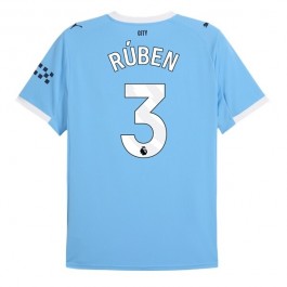 Manchester City Rúben 3 Matchtröja Hemma 2025-2026