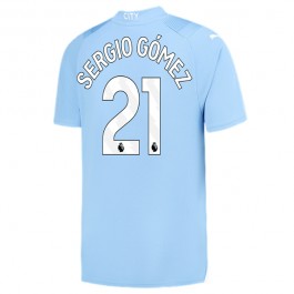 Manchester City Sergio Gómez 21 Matchtröja Hemma 2023-2024