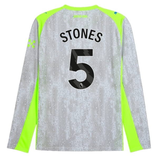 Manchester City Stones 5 Matchtröja Tredje 2025-2026 Långärmad Fotbollsställ Manchester City Stones 5 Matchtröja Tredje 2025-2026 Långärmad Fotbollsställ