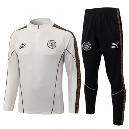 Manchester City Träningsoverall 2026-27 - 1-4 Zip Beige