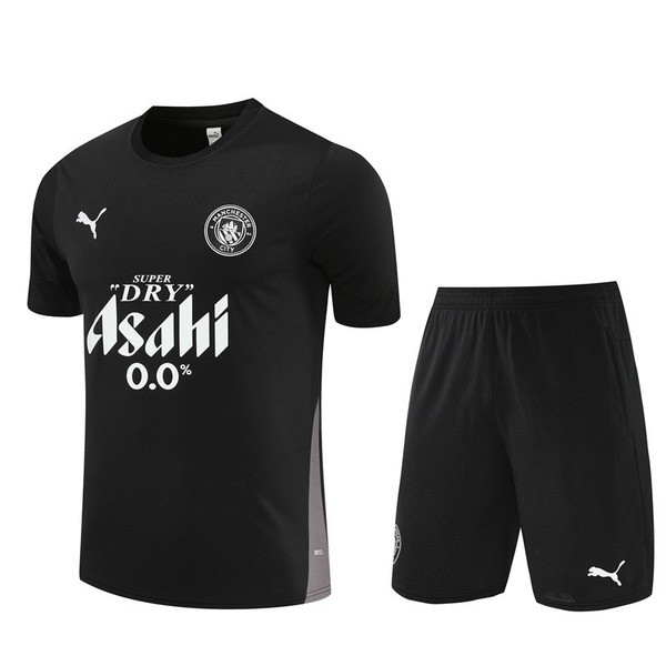 Manchester City Träningsset med T-shirt 2025-26 - Shorts Svart Manchester City Träningsset med T-shirt 2025-26 - Shorts Svart